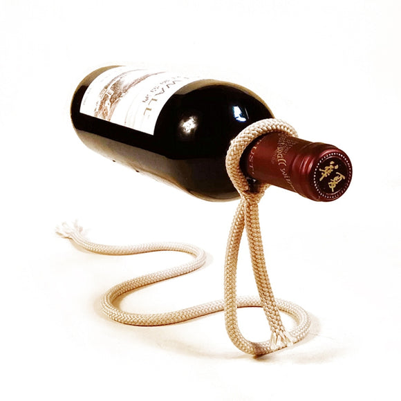 Suporte de Vinho em Formato de Corda Suspensa - Loja Custo Baixo